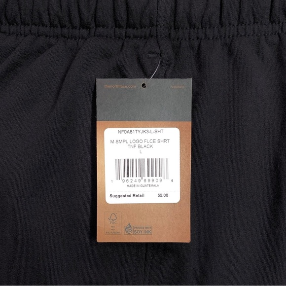 THE NORTH FACE Men’s Evolution Cotton 7” Shorts LARGE Black - Picture 5 of 8